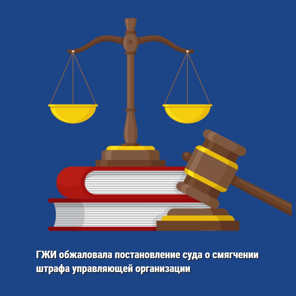 ГЖИ обжаловала постановление суда о смягчении штрафа управляющей организации